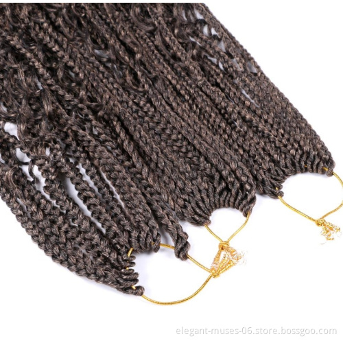 River locs Ombre color 22inch 12strands New popular synthetic braid Hair freetress crochet twist hair extension crotchet braids